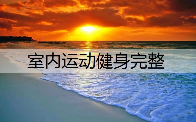 室内运动健身完整