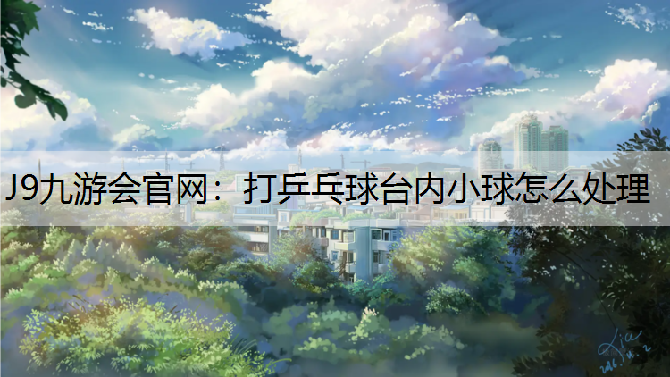 打乒乓球台内小球怎么处理